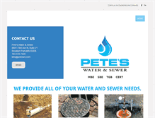 Tablet Screenshot of petesws.com